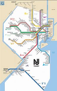 Image result for NJ Transit Train Map