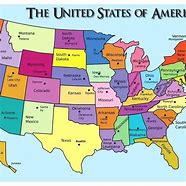 Image result for USA Map and Capitals