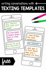 Image result for Texting Template
