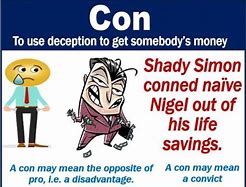 Image result for Cons Meaning