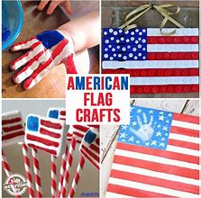 Image result for American Flag Button Craft