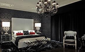 Image result for Black Gothic Wallpaper with Texture Damisk for Bedroom