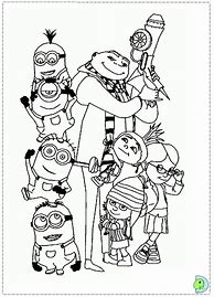 Image result for Despicable Me Wedding Coloring Book