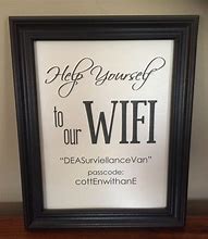 Image result for WiFi Password Frame