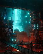 Image result for Sci-Fi Underground Factory