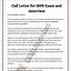 Image result for Phone Call Letter