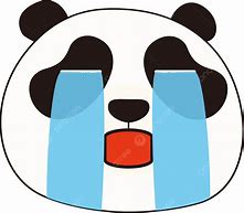 Image result for Panda Cry Emoji