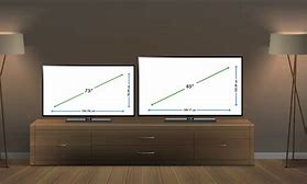 Image result for Dimension 75 Inch to 85 Inch TV