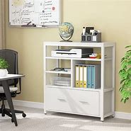 Image result for Bookcase with Printer Shelf