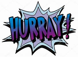 Image result for Hurray Clip Art