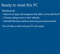 Image result for How to Rest This PC Get Started