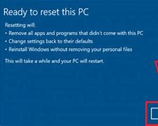 Image result for Complete Reset Windows 10