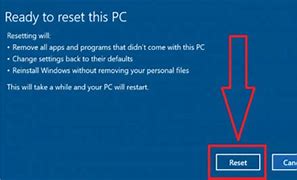 Image result for How to Full Reset Windows 10