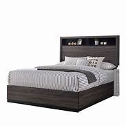 Image result for Queen Bed with Bookcase Headboard