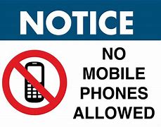 Image result for Mobile Not Allowed
