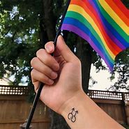 Image result for LGBT Flag Tattoo