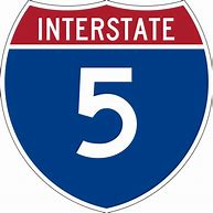 Image result for I5 Highway Sign