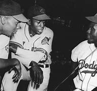 Image result for Satchel Paige and Jackie Robinson