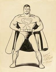 Image result for Picture of Joe Shuster Drawings