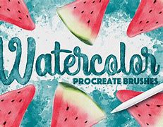 Image result for Procreate Watercolor Everything Brushes