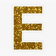 Image result for Letter E Glitter Design