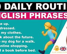Image result for Daily Routine Sentences