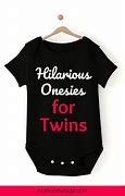 Image result for Funny Twin Onesies