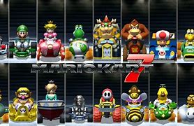 Image result for Mario Kart 7 Character Roster