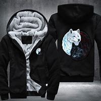 Image result for Yin Yang Wolf Hoodie