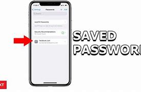 Image result for Where to Find Saved Passwords On iPhone