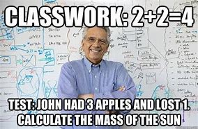 Image result for Math Homework Meme