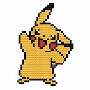 Image result for Pikachu Pixel Art Small