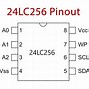 Image result for 24LC256 EEPROM Pinout