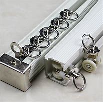 Image result for Plastic Curtain Track Clips
