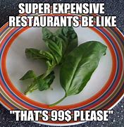 Image result for Expensive Food Meme