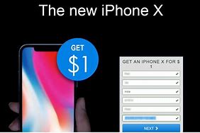 Image result for Click for Free iPhone Scam