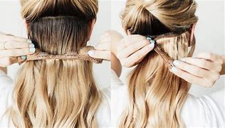 Image result for How to Apply Hair Extensions