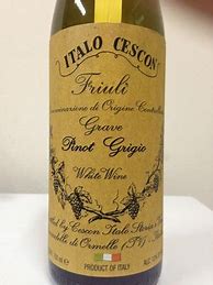 Image result for Italo Cescon Friuli Grave Pinot Grigio