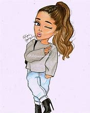 Image result for Ariana Grande Ponytail Drawing
