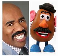 Image result for Steve Harvey and Mr Potato Head