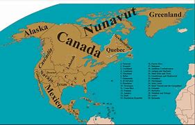 Image result for North America Relief Map