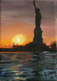 Image result for Statue of Liberty Painting