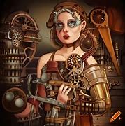 Image result for Futuristic Steampunk City