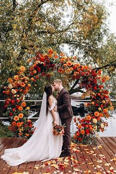 Floral arches for the perfect autumn wedding | Silk Flower Depot