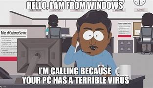 Image result for Microsoft Tech Support Meme Jungle