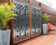 Image result for Black Outdoor Privacy Screen