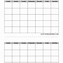 Image result for Blank One Month Calendar Template