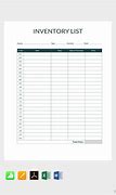 Image result for Editable Inventory Template