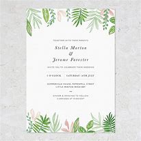 Image result for Greenery Wedding Invitations