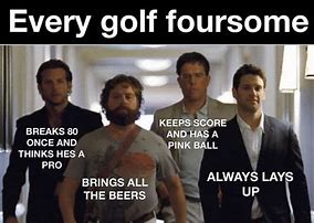 Image result for Sandbagging Meme Golf